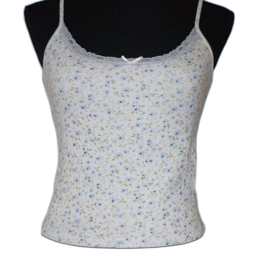 John Galt Floral Lace Cami Top